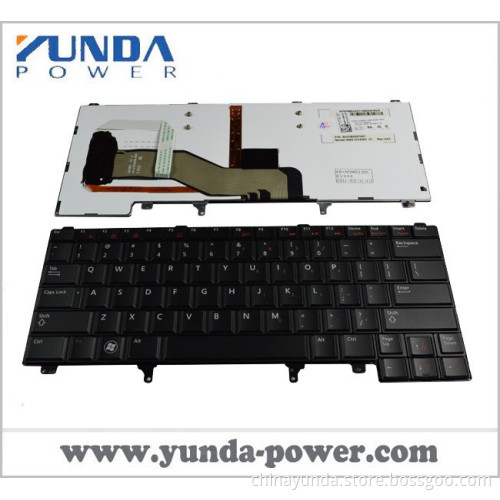 New Brand Replacement Keyboard for DELL Latitude E6420 BLACK Backlit(Without Point stick)